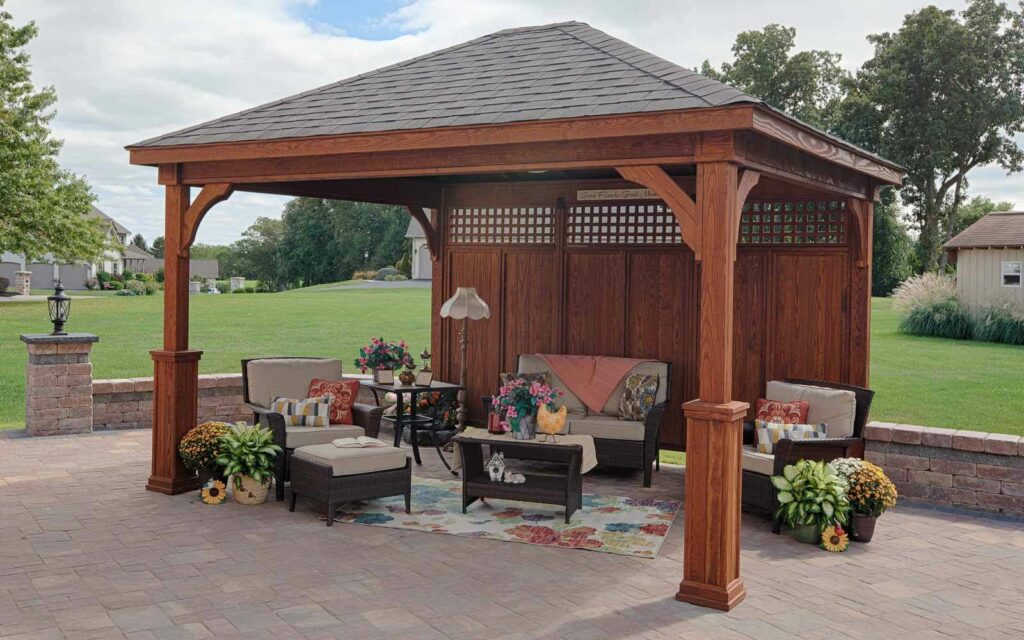 Traditional Wood Pavilions - River View Outdoor Products