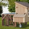 3x5 lean-to tractor chicken coop