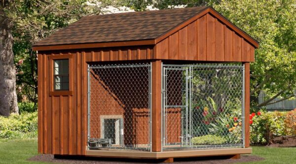 8x10 Dog Kennel - Board and Batten