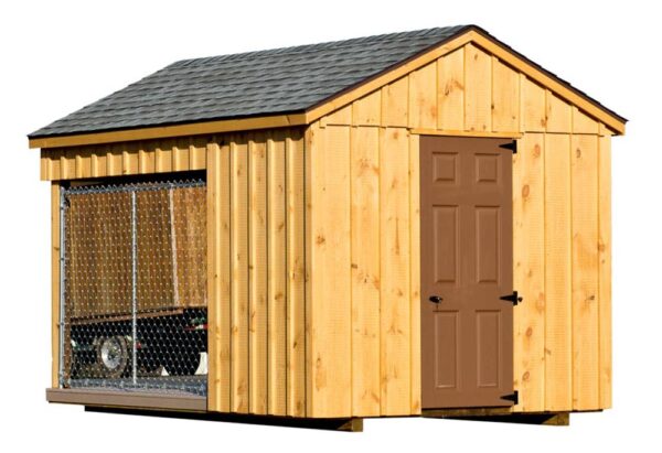 8x12 Traditional Dog Kennel - wooden