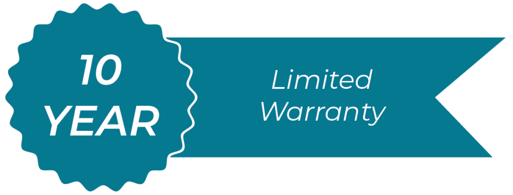 10 Year Limited Warranty