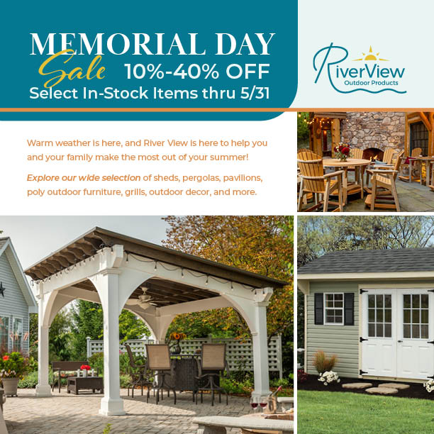 Memorial Day Sale at River View Outdoor Products