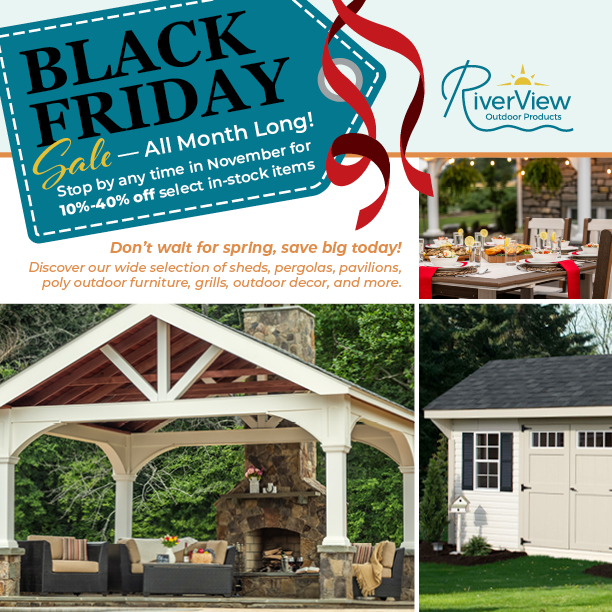 Black Friday Sale at Riverview Outdoor Products